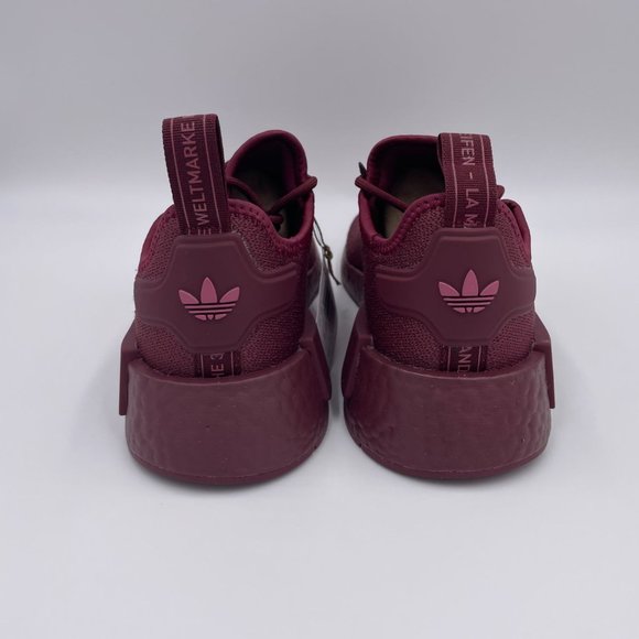 adidas NMD R1 Burgundy Womens Shoes - Picture 4 of 8